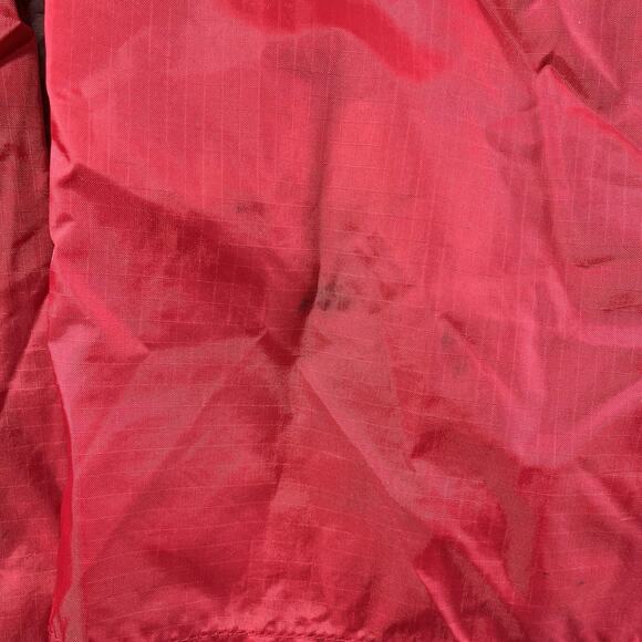 VINTAGE GAP NYLON LIGHTWEIGHT HIKING JACKET FULL ZIP SMALL RED HOODED 90s - Picture 11 of 13